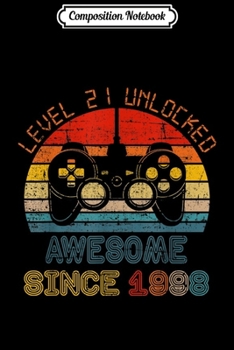Composition Notebook: Level 5 Unlocked Awesome Since 2014 5th Birthday Gamer  Journal/Notebook Blank Lined Ruled 6x9 100 Pages