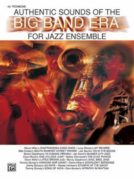 Paperback Authentic Sounds of the Big Band Era: 4th Trombone Book