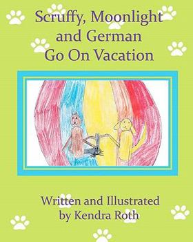 Paperback Scruffy, Moonlight, and German GO ON VACATION Book