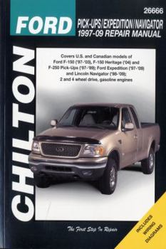 Paperback Ford Pick-Ups/Expedition and Lincoln Navigator, 1997-2009 Book