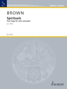 Paperback Brown: Spirituals - Five Songs for Voice and Piano Book
