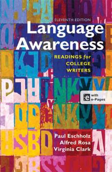 Paperback Language Awareness: Readings for College Writers Book