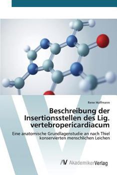 Paperback Beschreibung der Insertionsstellen des Lig. vertebropericardiacum [German] Book