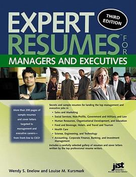 Paperback Expert Resumes for Managers and Executives Book
