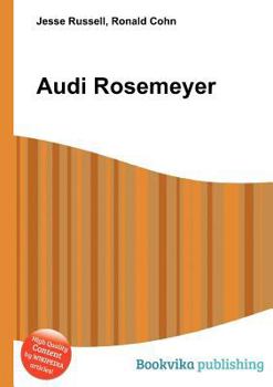 Paperback Audi Rosemeyer Book
