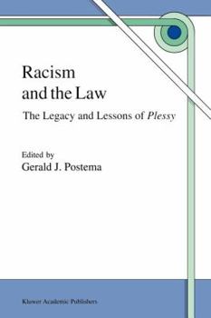 Paperback Racism and the Law: The Legacy and Lessons of Plessy Book