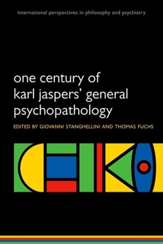 Paperback One Century of Karl Jasper' General Psychopathology Book