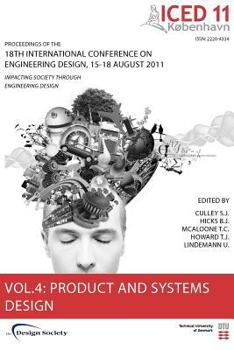 Proceedings of Iced11, Vol. 4: Product and Systems Design