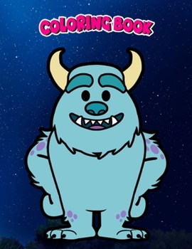 Coloring Book: James Monster Inc Chibi, Children Coloring Book, 100 Pages to Color