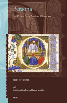 Hardcover Persona: Studies on Early Modern Education Book