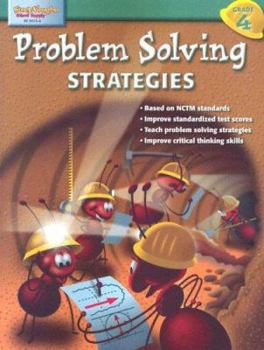 Paperback Problem Solving Strategies: Reproducible Grade 4 Book