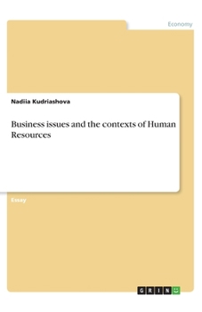 Paperback Business issues and the contexts of Human Resources Book