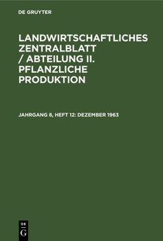 Hardcover Dezember 1963 [German] Book