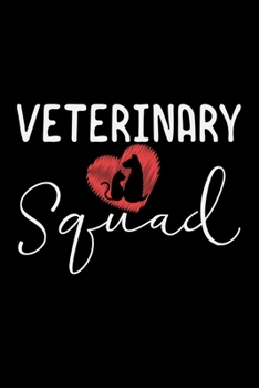 Paperback Veterinary Squad: 110 Pages Notebook/Journal Book