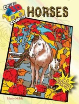 Paperback Horses [With 3-D Glasses] Book