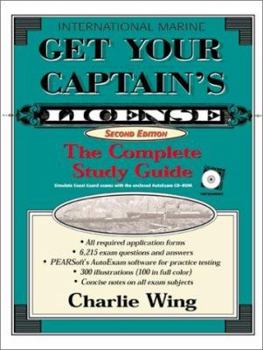 Paperback Get Your Captain's License: The Complete Study Guide [With CDROM] Book