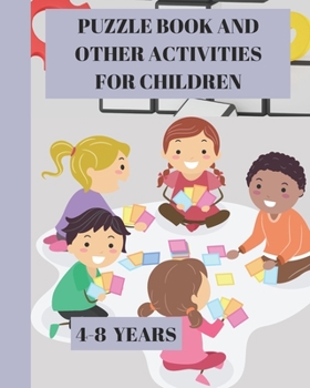 Paperback Puzzel Book and Other Activities for Children [Large Print] Book