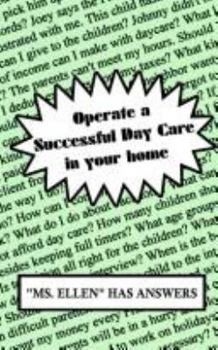 Paperback Operate a Successful Day Care in Your Home Book