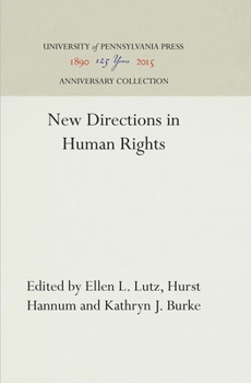 Hardcover New Directions in Human Rights Book