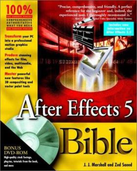 Paperback After Effects. 5 Bible [With CDROM] Book