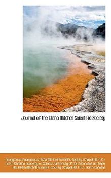 Paperback Journal of the Elisha Mitchell Scientific Society Book