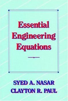 Hardcover Essential Engineering Equations Book