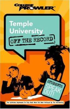 Paperback Temple University: Off the Record (College Prowler) Book