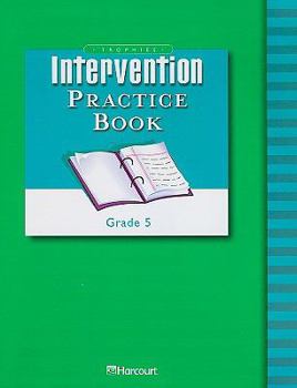 Paperback Trophies: Intervention Practice Book (Consumable) Grade 5 Book