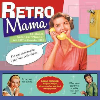 Calendar 2020 Retro Mama 18-Month Wall Calendar/Planner: By Sellers Publishing Book