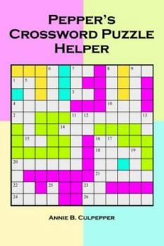 Paperback Pepper's Crossword Puzzle Helper Book