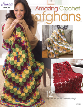 Paperback Amazing Crochet Afghans Book