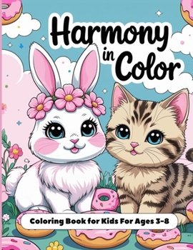 Paperback Harmony in color: A Relaxing Coloring Book for Stress Relief and Mindfulness" Book