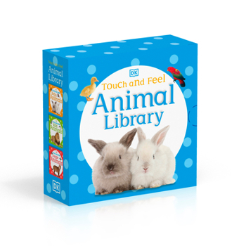 Hardcover Touch and Feel: Animal Library: Includes Baby Animals, Wild Animals, and Jungle Animals Book