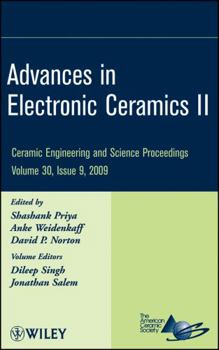 Hardcover Advances in Electronic Ceramics II, Volume 30, Issue 9 Book