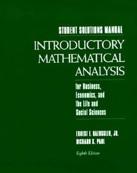 Paperback Introduction to Math Analysis Book