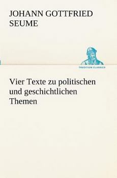 Paperback Vier Texte Zu Politischen Und Geschichtlichen Themen [German] Book