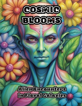 Cosmic Blooms: Alien Encounters in Floral Galaxies