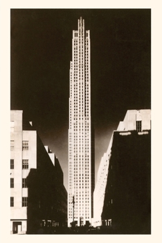 Paperback Vintage Journal RCA Building in New York City Book