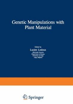 Paperback Genetic Manipulations with Plant Material Book
