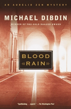 Paperback Blood Rain: An Aurelio Zen Mystery Book