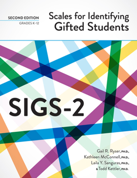 Paperback Scales for Identifying Gifted Students (Sigs-2): Examiner's Manual Book