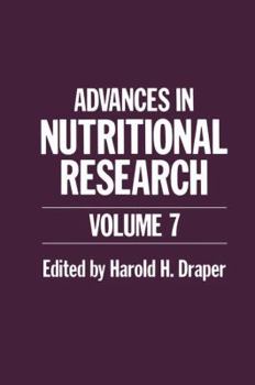 Paperback Advances in Nutritional Research: Volume 7 Book