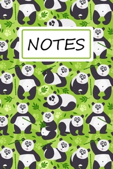 Notes: Panda Themed Journal & Notepad For Taking Notes , Cute Pandas Notebook For Girls Boys & Adults, Panda Lover Gifts, Gift for Animal lover