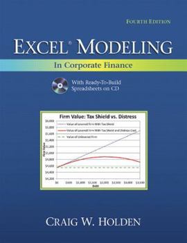 Paperback Excel Modeling in Corporate Finance [With CDROM] Book