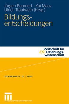 Paperback Bildungsentscheidungen [German] Book
