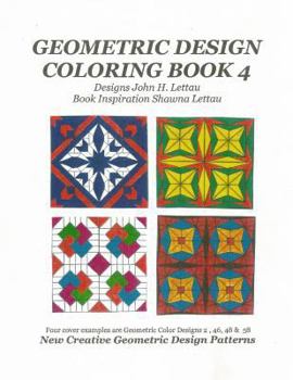 Paperback Geometric Design Coloring Book 4 Book