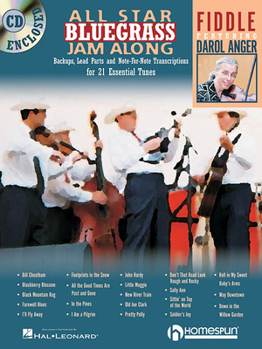 Paperback All Star Bluegrass Jam Along: For Fiddle [With CD (Audio)] Book