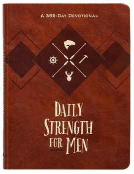 Imitation Leather Daily Strength for Men: A 365-Day Devotional Book