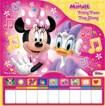 Hardcover Minnie's Pretty Piano Play Along Book