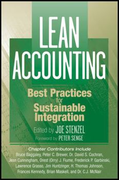 Hardcover Lean Accounting: Best Practices for Sustainable Integration Book